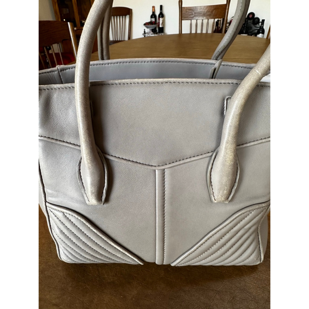 Miu Miu Beige Leather Tote Bag - Picture 4 of 14